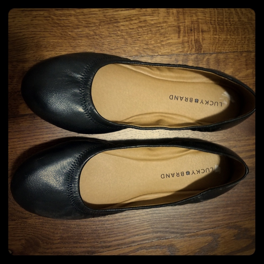 Black Lucky Brand Flats